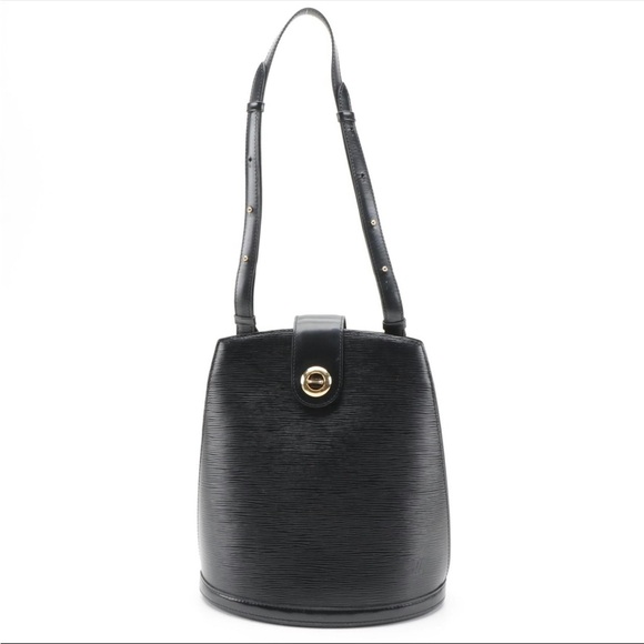 Louis Vuitton Cluny Bag in Black EPI Leather and Smooth Leather Trim - Picture 3 of 16